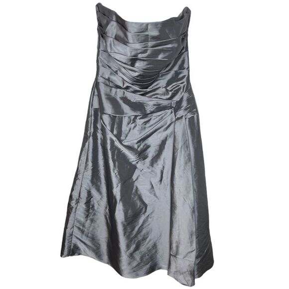 B2 Strapless Formal Dress Gray - Picture 1 of 10
